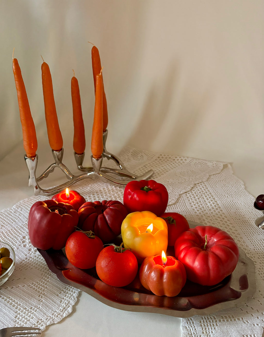 Vela Tomate M